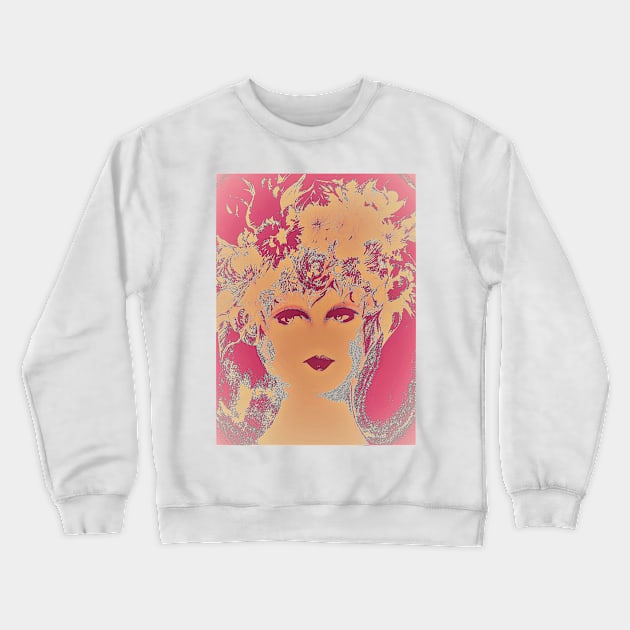 DUSKY ROSES,,House of Harlequin Crewneck Sweatshirt by jacquline8689